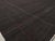 Black Galerie Shabab Collection Mid-20th Century Turkish Tribal Kilim Room Size Carpet in Dark Brown and Black For Sale - Image 8 of 9
