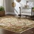 Light Ivory Color Turkish Oushak Design Rustic Hand-Knotted Modern Rug Carpet For Sale In New York - Image 6 of 8