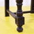 2000 - 2009 Renaissance Style Chair in Wood and Leather with Studs For Sale - Image 5 of 13