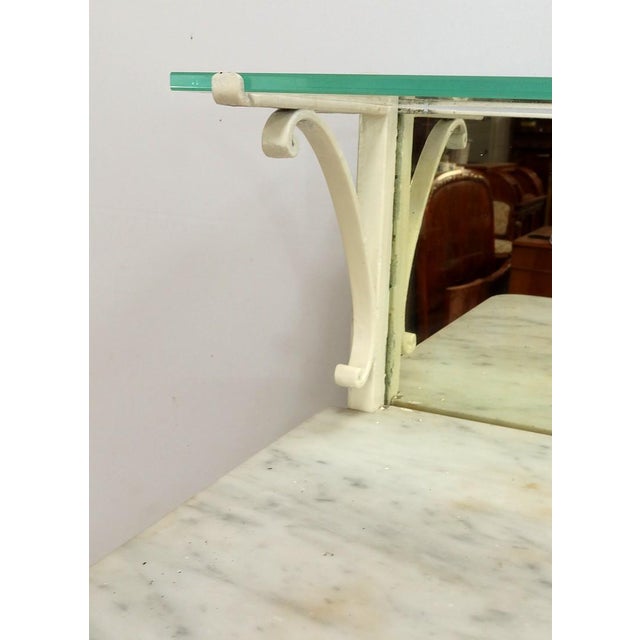 Glass Vintage Dentists Furniture in Cast Iron, 1925 For Sale - Image 7 of 18