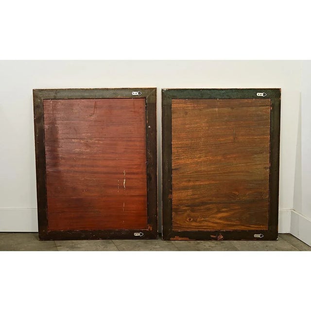 French 19th Century Louis XVI Style Reeded Gilt Mirrors - A Pair For Sale - Image 12 of 12