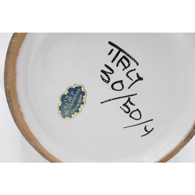 Vintage Italian Pottery Watering Can / Vase For Sale - Image 10 of 13