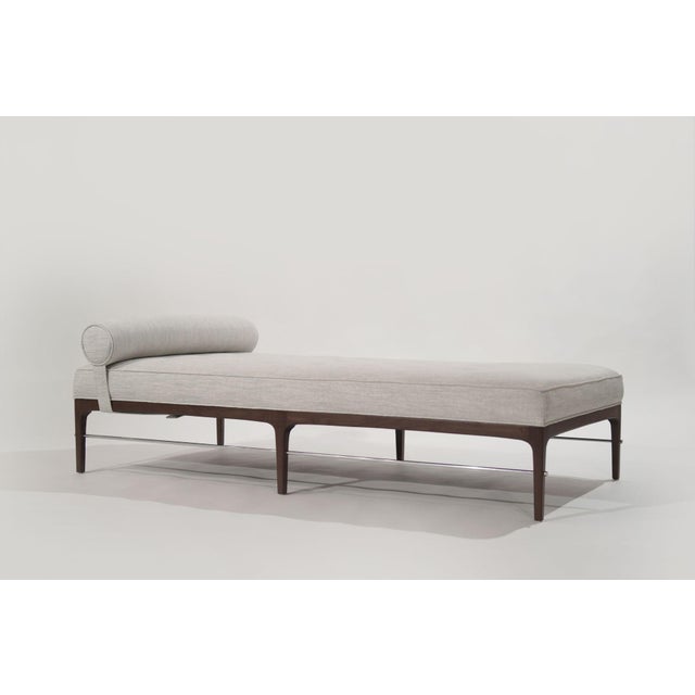 Modern Linear Daybed in Dark Walnut Series 84 by Stamford Modern For Sale - Image 3 of 18
