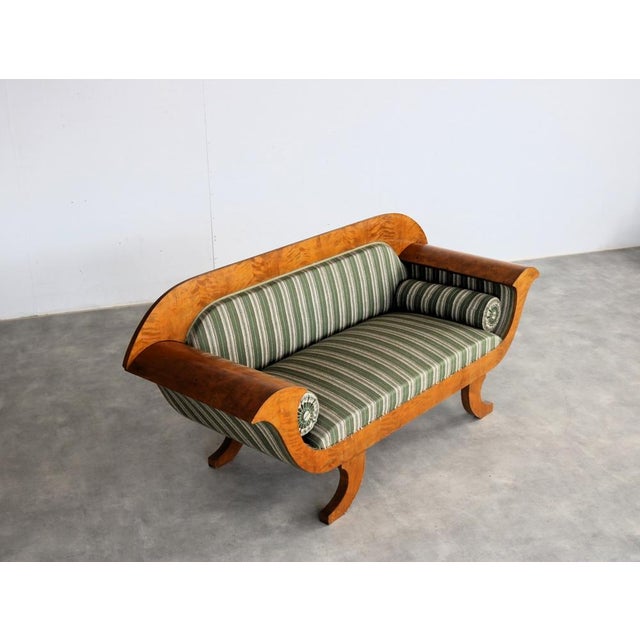 Vintage Biedermeier Style Sofa Bench, 1960s For Sale - Image 10 of 11