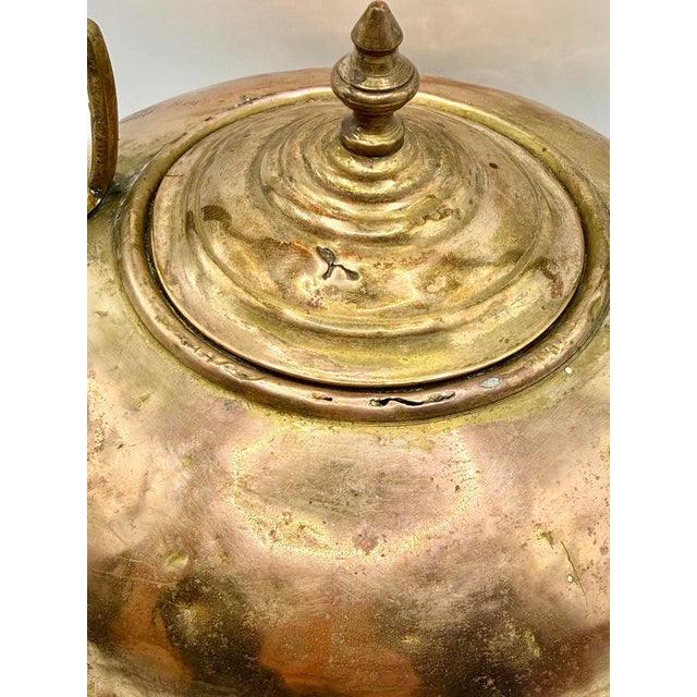 Antique JCB James Clews Brass Toddy Kettle With Amber Handle For Sale In Philadelphia - Image 6 of 8
