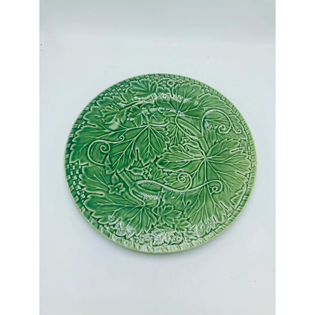 1990s Bordallo Cabage Leaf Serving Plate For Sale - Image 5 of 5