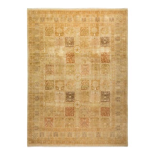 Mogul Collection Hand-Knotted Area Rug - Tan Collection 8' 0" X 10' 8" For Sale