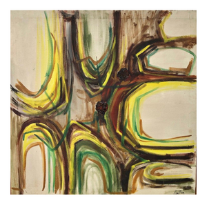 Original Vintage Bette Hamilton Abstract Painting