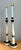 This elegant pair of vintage candlestick lamps exemplifies the refined craftsmanship and timeless aesthetic associated...