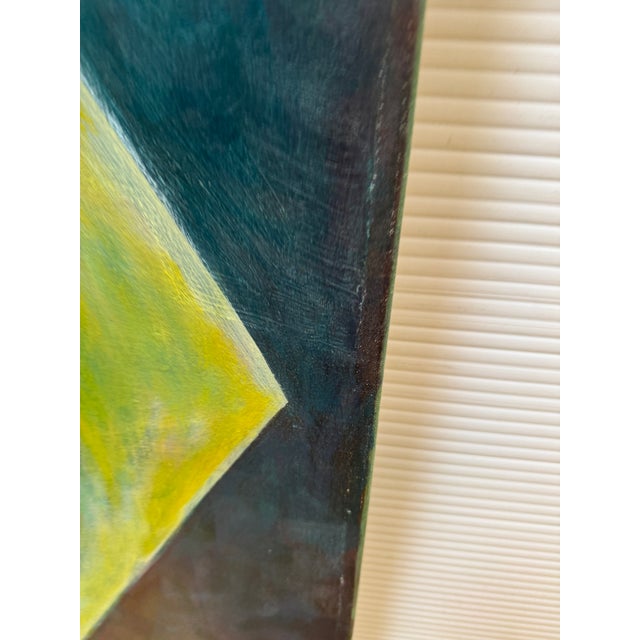 Paint Josh Podoll Abstract Brazilian Flag Original Painting, Signed For Sale - Image 7 of 12