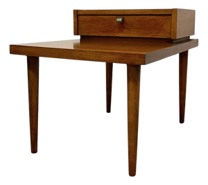 Vintage Mid Century Modern Nightstand by American of Martinsville One Drawer End Table