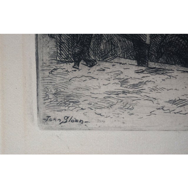 Early 20th Century Social Realism Etching by John Sloan For Sale - Image 4 of 6