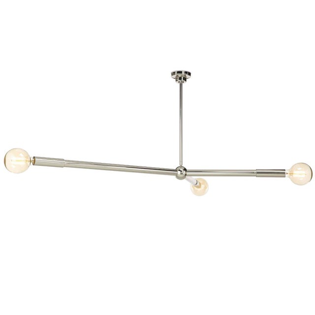 Traditional Regina Andrew Talon Steel Chandelier, Polished Nickel For Sale - Image 3 of 7