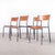 Gray French Light Grey Dining Chairs from Mullca, 1950s, Set of 4 For Sale - Image 8 of 18