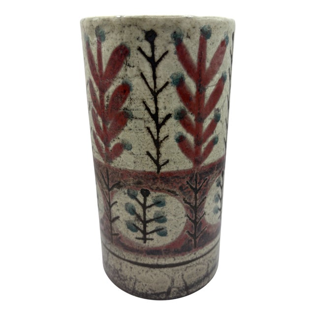 Vintage Roller Vase by Gustave Reynaud, 1950s For Sale