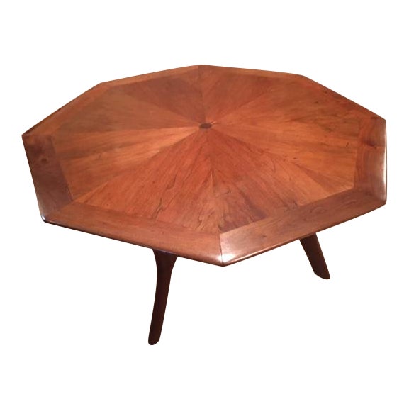 Mid Century Modern Starburst Octagon Shaped Dining Table Chairish
