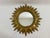 Vintage 1960s French Style 16.5" Gilded Sunburst Wall Mirror For Sale - Image 4 of 17