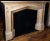 Stone Antique Marble Gothic Revival Style Mantel For Sale - Image 7 of 7