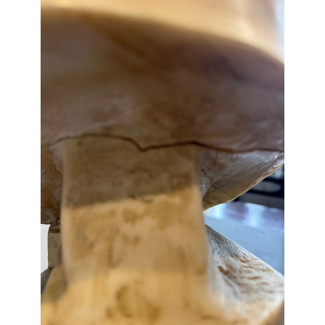 Plastic Neoclassical Roman Emperor Bust – Faux Marble Resin Sculpture – 20” For Sale - Image 7 of 9