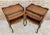 Wood French Nightstands in Walnut, 1890s, Set of 2 For Sale - Image 7 of 9