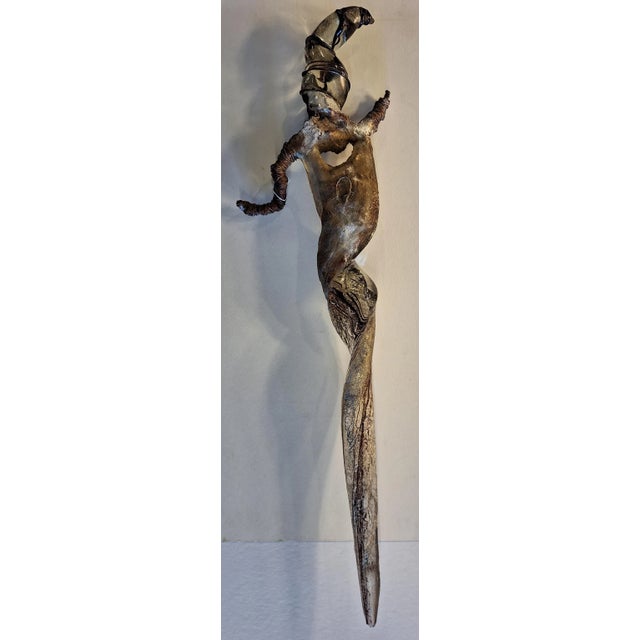 Transparent 1990s Laura Donefer Canadian Artist and Pilchuck School Teacher Art Glass Sculpture For Sale - Image 8 of 12