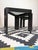 Italian Set of Black Little End, Coffee Tables, Etagere Shelf by Porada Arredi For Sale In Seattle - Image 6 of 11