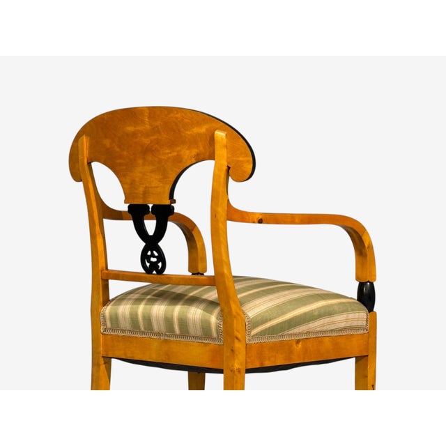 Neoclassical, Ten Dining Chairs, Ebonized Wood, Beech, Austria, 1970s For Sale In New York - Image 6 of 15