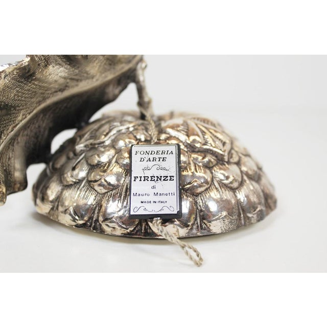 Silver Plated Acorn Ice Bucket by Mauro Manetti for Fonderia d'Arte, 1970s For Sale - Image 6 of 8