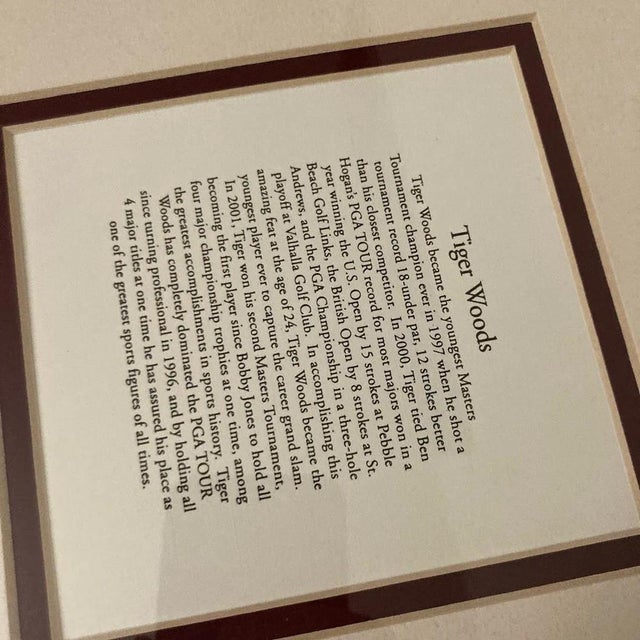 Tiger Woods, Photographs, 2001, Set of 2 For Sale - Image 10 of 18