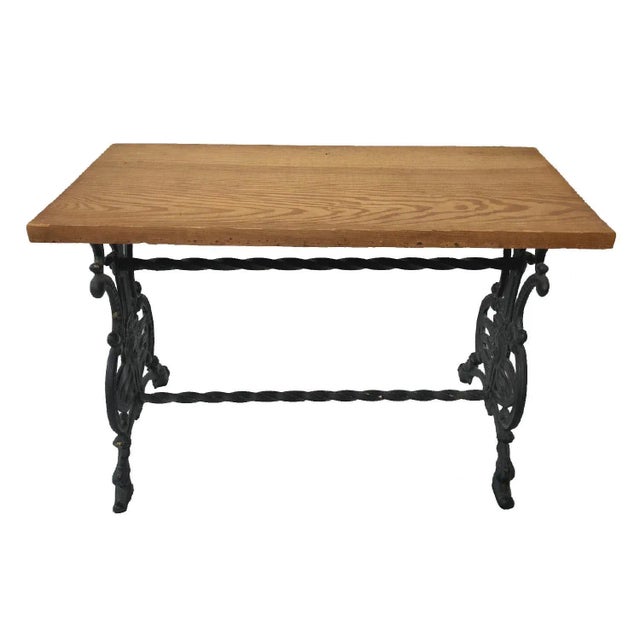 Late 19th Century Art Nouveau Cast Iron Fireplace Bench For Sale - Image 4 of 10