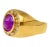 Early 21st Century GIA Certified No Heat 3.50 Carat Pink/Purple Star Sapphire and Diamond Dome Ring For Sale - Image 5 of 8