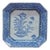 Antique Japanese Blue & White Octagonal Imari Serving Plate Platter For Sale