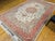 Persian Tabriz Rug, Hand-Knotted Wool & Silk, Fine Floral Pattern, Ivory & Salmon, 7x10 For Sale - Image 4 of 17