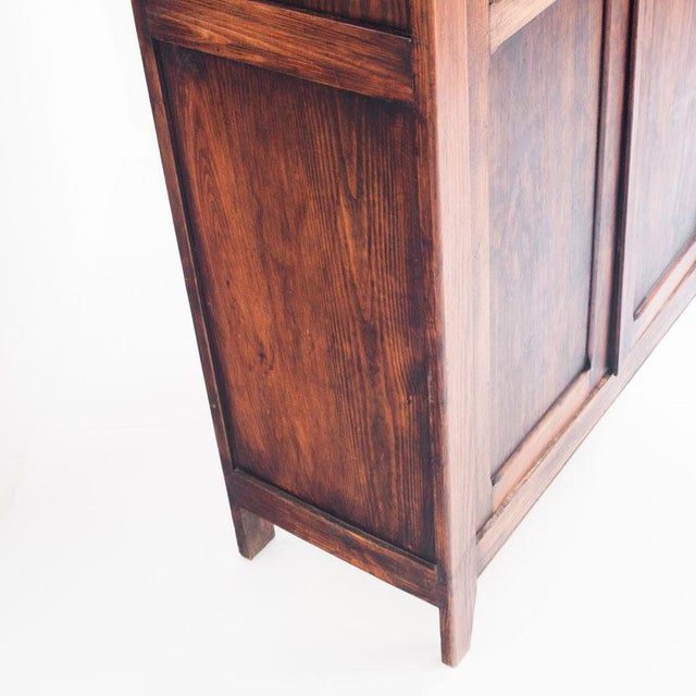 Vintage Parisian Wardrobe Two-Door in Pine, 1950s For Sale - Image 4 of 14