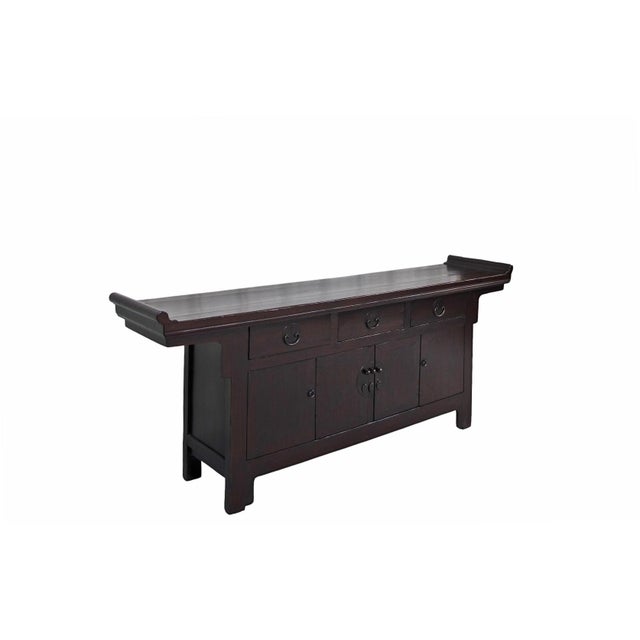 Antique Beijing Everted Flange Buffet Sideboard For Sale - Image 4 of 9