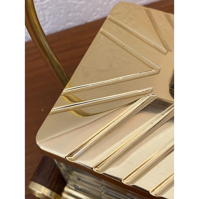 1920s Art Deco Biscuit Tin on Mirrored Tray, 1920s For Sale - Image 5 of 14