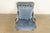 Baker Furniture Company Baker Furniture Style French Provincial Louis XV Carved Walnut Velvet Upholstered Lounge Chair and Ottoman | Circa 1960s For Sale - Image 4 of 16