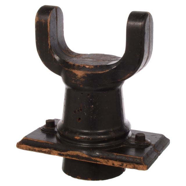 Early 20th Century Vintage Foundry Mold Wood Bookends - a Pair For Sale - Image 5 of 10