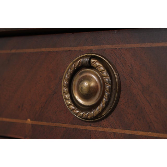 English Style Flip Top Mahogany Game Hall Table For Sale - Image 12 of 16