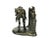 Mid 20th Century Solid Bronze Horse Standing by Fence Figurine Model For Sale - Image 6 of 10