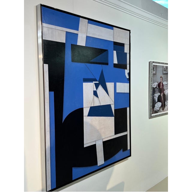 Plastic Cecil Touchon Large Painting on Canvas Titled: PDP928ct17 2017 For Sale - Image 7 of 10