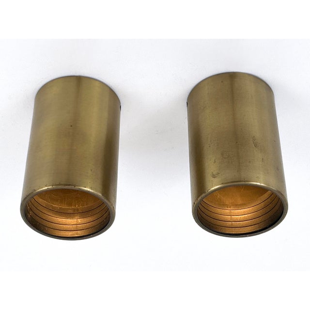 Set fo two rare and elegant mid-century modern ceiling lamps or light spots. Designed and manufactured in germany, 1960s....