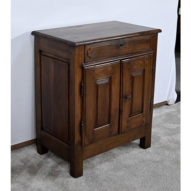 Small Louis XIII Walnut Cabinet, 18th Century For Sale - Image 5 of 18
