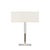 The Canisse Table Lamp by Christian Liaigre exemplifies refined minimalism with its sleek metal frame and crisp...