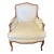 French Louis XV Style Walnut Armchair or Fauteuil For Sale
