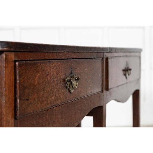 18th Century English Country Oak Dresser Base, 1780s For Sale - Image 9 of 13