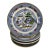 Antique English Staffordshire Plates - Davenport Blue Willow Pagoda Pattern - Set of 5 For Sale