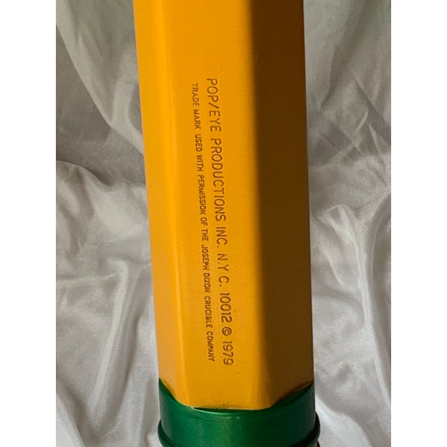 Pop/Eye Productions Dixon Ticonderoga Oversized Pencil | 1979 | Pop Art For Sale - Image 10 of 10