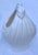 Linen Trompe-L’oeil White Ceramic Knotted Linen Satchel Vase by Sigma the Taste Setter For Sale - Image 8 of 9