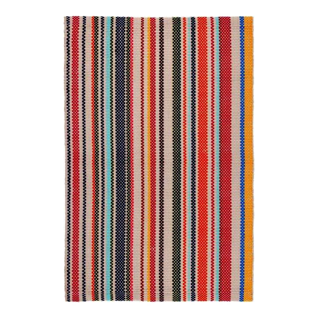Dash & Albert by Annie Selke Summer Stripe Indoor/Outdoor Rug, 2'6" x 8' For Sale